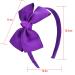 SIQUK 16 Pieces Bow Headband Set for Girls - Grosgrain Ribbon Headbands in 16 Colors with Bonus Storage Bag - Buy Online on GoSupps.com