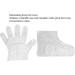 Paraffin Wax Bath Gloves Booties Wax Treatment Hand Foot Set Moisturizing Gloves Paraffin Wax Gloves SPA Heat Insulated Mitts and Booties 100pcs Disposable Glove Foot Cover - Buy Online on GoSupps.com