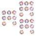 FOMIYES 24 Boxes Soft Pottery Fruit Polymer Clay Spacer Beads Assorted Fruit Slices Cane Accessories Nail DIY Lip Gloss Clay Fruit Polymer Clay Beads Bulk Ornaments Scrapbook Food Play 3D
