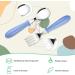 Bomtop Baby Fork and Spoon Set - Stainless Steel 8pcs Children's Cutlery for Toddlers - Includes 4 Forks & 4 Dinner Spoons in Green, Blue, Pink, White - Kids Feeding and Weaning Utensils - Buy Online on GoSupps.com