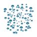 AD Beads 4500pc Hotfix Rhinestones Set with Tools - Blue Zircon Crystal Gems for DIY Crafts, Nail Art, Face, Clothes, Shoes - Buy Online on GoSupps.com