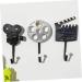 Cabilock 3pcs Coat Hanger Door Rack Robe Hanger Wall Hooks Door Hooks Hook up Crafts Classic medium As Shown - Buy Online on GoSupps.com
