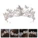 Lurrose Baroque Wedding Crown - Crystal Butterfly Flower Tiara for Women and Girls - Buy Online on GoSupps.com