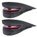 Height Increasing Insoles Universal Breathable Shoe Pads Cushion 5cm Black for Boots and Sports Shoes