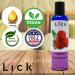 Raspberry Flavored Massage Oil with Vitamin E - Vegan Edible Body Oil for Relaxing Full Body Massages - 4 oz - Buy Online on GoSupps.com