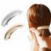 2 pieces of French hair clips retro metal hair clips exquisite hair clips hair jewelry for women women girls (gold + silver tone)