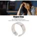 Adjustable Silver Fatigue Relief Magnetic Ring - Stylish Metal Jewelry Accessories - Buy Online on GoSupps.com