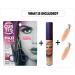 PROSA Professional Volumizing Mascara - Intense Length, Buildable, Defining, Curling, Waterproof - Lasts 18+ Hrs - Black - Made in Mexico - Includes 1 Curtis Tweezers & 2 Hair Clips - Buy Online on GoSupps.com