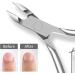 SVAASA Nail Clippers Stainless Steel Cuticle Nipper Professional Remover Scissors Finger Care Manicure Nail Clipper Dead Skin Tools Gold and Sliver (Color : Sliver) - Buy Online on GoSupps.com