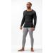 DEVOPS Men's Thermal Long Sleeve Compression Shirts 2 Pack - Medium Black/Black - Buy Online on GoSupps.com
