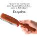 ZilberHaar Long Hair & Beard Brush - First Cut Boar Bristles, Pearwood - Beard Care for Men - 8.6 Inches - Buy Online on GoSupps.com