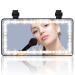 Car Visor Vanity Mirror,Battery Power Car Makeup Mirror with Lights 60 LED,3 Light Mode Car Vanity Mirror,Dimmable Sun Visor Mirror Clip-on Vanity Mirror for Women(Black)