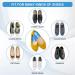 Heel Pillow Doact PU Heel Cups for Plantar Fasciitis Relief | U-Shaped Heel Pads for Men & Women - Comfort for Heel Spur Pain - Buy Online on GoSupps.com