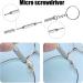 50pcs Spectacle Repair Kit 25 Pairs Push Silicone Glasses Nose Pads Nose Pads for Glasses Push fit for Glasses PVC Silicone Glasses Screws Tweezers Mirror Cloth Glasses Repair Kit - Buy Online on GoSupps.com