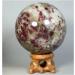 Natural Crystal Rough Natural Red Tourmaline Quartz Crystal Stone SphereBall - Buy Online on GoSupps.com