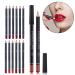 Buy Long Lasting Lipstick Pen Set - 12 Colors Eyeliner & Lip Liner Pencil for Women & Girls - No Irritation | International Shipping - Buy Online on GoSupps.com