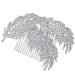 ifundom 1pc wedding hairpin bridal comb barrette rhinestone hair comb korean hair accessories bridal tiara bridal headpieces for wedding bride tiara flowers prom rhinestone bridesmaid