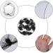 Bestomrogh 20 Pcs Invisible Hair Nets for Hair Buns and Wigs - Elastic Edge Hair Fixing for Ballet Dance and Nurses (Black) - Buy Online on GoSupps.com