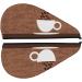 Hair Towel Wrap - Quick Drying Hair Turban with Button | Coffee Cafe Cup Design - Buy Online on GoSupps.com