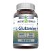 Amazing Formulas L-Glutamine Supplement | 800 Mg Per Serving |180 Capsules | Non-GMO | Gluten Free | Made in USA 180 Count (Pack of 1)