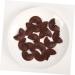 HEMOTON 24pcs Imitation Chocolate Chips Interesting Fake Chocolate Multi-function Fake Chocolate Simulated Decorative Chocolate Decor Chocolate Models Material Food Play Pvc 3.50X2.50X0.20CM 1 - Buy Online on GoSupps.com