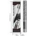 Mascara with a metal tip - Waterproof lengthening and volumizing - Mascara for women for lifted lashes and a dramatic look - For travel parties dates work special events weddings and birthdays - Buy Online on GoSupps.com