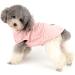 Zunea Striped Dog Shirt for Small Dogs & Cats - Soft Cotton Summer Vest Pink Tank Top for Chihuahuas & Pets (Size S) - Buy Online on GoSupps.com