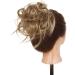 Tousled Updo Hair Pieces Messy Bun Hair Scrunchies Extensions Hair Piece Ponytail With Elastic Rubber Hair Extensions for Women Light Brown to Ash Blonde - Buy Online on GoSupps.com