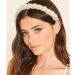 Goresory White Pearl Headbands Bridal Headband Bling Faux Pearl Hairbands Wedding Hair Accessories for Women and Girls - Buy Online on GoSupps.com