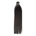 Black Keratin Bonding Extensions - 100% Remy Human Hair - 25 x 0.5g 45cm U-Tip Hair Extensions - Smooth Strands for Long Hair - Buy Online on GoSupps.com