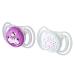 Neobaby Light Pacifier with Anatomical Silicone Lid | Mini 0+ Months | 2 Pack - Pink | Safe & Comfortable for Infants - Buy Online on GoSupps.com