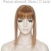 12" Hair Toppers with Fringe for Thinning Hair Women Real Hair #6 Light Brown (35g) - Buy Online on GoSupps.com