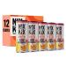 Nix & Kix | Vitamin Vitality | Sparkling Orange and Passionfruit with Added Vitamins | Vitamins B6 B12 C and Vitamin D Natural Drink | Low Sugar and Vegan Friendly | 12 x Can Pack Orange & Passionfruit