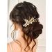 Gold Rhinestone Wedding Hair Comb - Catey Crystal Bride Hair Accessory - Buy Online on GoSupps.com
