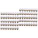 Gatuida Elastic 500pcs butt connector non-slip regulator face mask lanyard adjustment buckle white snap fastener 1 0.6CMx2pcs