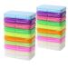 BVN braces wax orthodontic tooth wax: 20 pieces/100 stripes tooth wax for braces braces dental wax for braces for relieving irritation and pain colorful 20 boxes