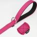 Taglory Heavy-Duty Dog Leash for Medium & Large Dogs | Reflective Padded Handle | Supports 10-75 kg | 1.8m x 2.5cm | Pink - Ideal for Comfortable Walks - Buy Online on GoSupps.com