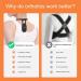 Back Posture Corrector with Posture Monitoring Posture Corrector Monitor Help to Fast Improving The Hunchback Orange - Buy Online on GoSupps.com