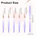 Nail Art Liner Brushes Set - 5Pcs 4/8/12/20/25mm Painting Tool for Nail Dotting & Fine Drawing - Purple Detail Brush for Long Lines & Designs - Buy Online on GoSupps.com
