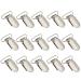 JIHUOO 15 pieces metal pacifier chain clips pacifier clips suspender clips garter hooks