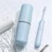 Digjobk Pink Travel Toothbrush Holder & Toothpaste Organizer - Portable Bathroom Storage Cup - Buy Online on GoSupps.com