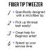 Fiber Tip Lash Tweezers - Professional Eyelash Extension Tool for Precision Work | Purple 90 Degree Volume Tweezers - Buy Online on GoSupps.com