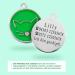 Personalized Ibera Gifts: Engraved Cat Necklace for Medium to Large Cats - Round Green Collar with Name & Address Tag - Buy Online on GoSupps.com