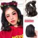 2pcs Mini Claw Clip Messy Bun Hair Piece - Wavy Brown-Black - Buy Online on GoSupps.com