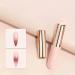 French Nail Stamper - RTKHFZE French Tip Manicure Tool with Replaceable Stamper Head Repeatable Silicone Nail Stamper Kit for Gel Nail Polish DIY Manicure Tool (Pink)