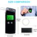 QTlier Portable Digital Breathalyzer | Professional-Grade Accuracy | USB Rechargeable | 10 Mouthpieces Included - Buy Online on GoSupps.com