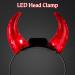 1pc Demon Horn Headband Light Favor Horn Costume Sequin Devil Horns Hirns Neon Halloween Headband for Women Led Horns Halloween Decorative Hairband Kit Electronic Components Red - Buy Online on GoSupps.com