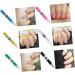 FRCOLOR 3d Nail Painting Kit 12 manicure 3D Nail Art DIY Polish Pen pen kit coating three-dimensional 3d Paint pen set nail paint pens for nail art carved pen Nail supplies nail gel - Buy Online on GoSupps.com