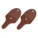 Lurrose 2st scissor peak protective scissor case made of leather scissors made of leather small scissor pocket storage bags case for embroidery scissors PU leather scissor cover embroidered