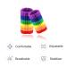EDNYZAKRN Finger Compression Sleeves - 10Pcs Finger Support Protectors for Trigger Finger & Arthritis - Rainbow - Breathable Elastic Pain Relief - One Size - Buy Online on GoSupps.com